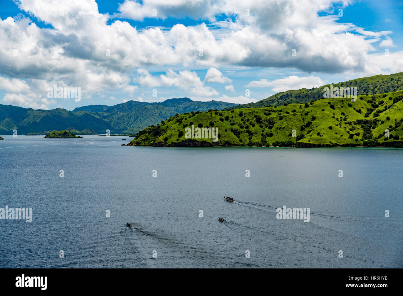 Komodo Insel Landschaft Stockfoto