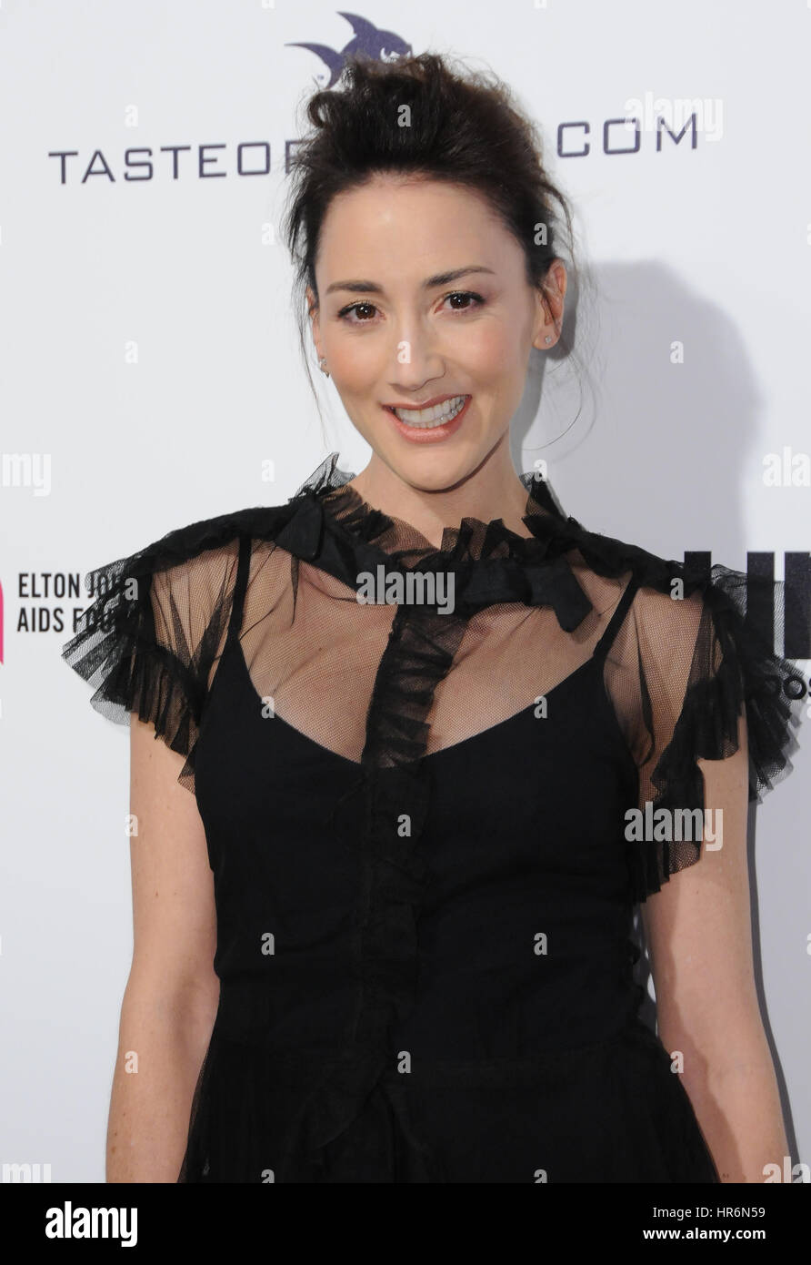 West Hollywood, Kalifornien, USA. 26. Februar 2017. Bree Turner. 25. jährlichen Elton John Academy Awards Viewing Party statt in West Hollywood Park. Bildnachweis: Birdie Thompson/AdMedia/ZUMA Draht/Alamy Live-Nachrichten Stockfoto