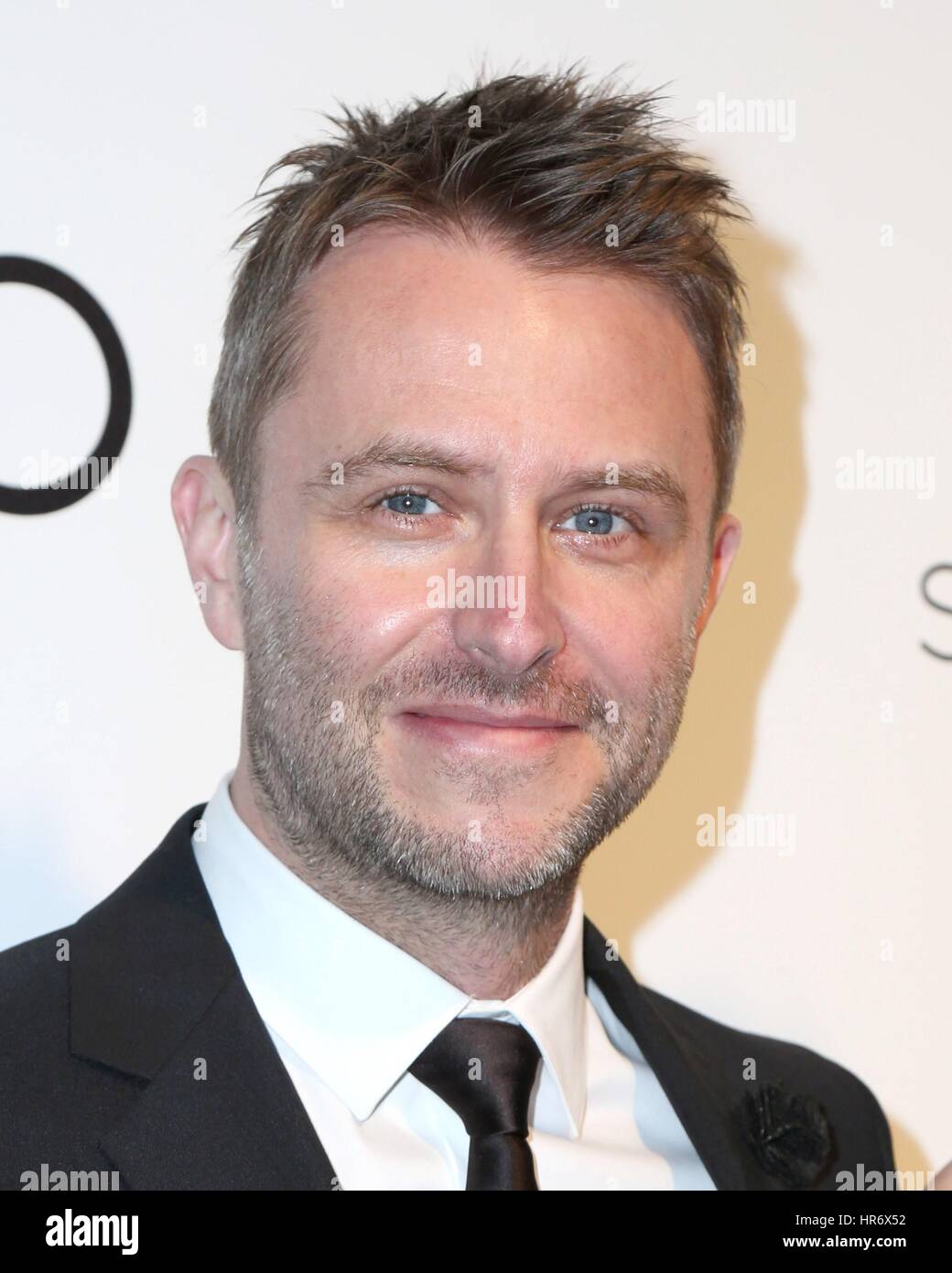 Los Angeles, CA, USA. 26. Februar 2017. Chris Hardwick im Ankunftsbereich für 2017 Elton John AIDS Foundation Academy Awards Viewing Party, West Hollywood Park, Los Angeles, CA 26. Februar 2017. Bildnachweis: Priscilla Grant/Everett Collection/Alamy Live-Nachrichten Stockfoto