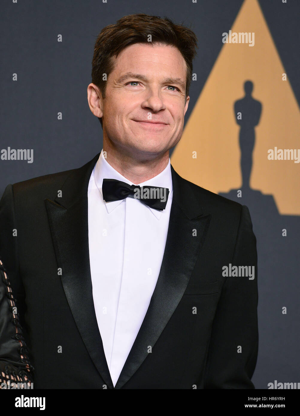 Jason Bateman 302 89. Academy Awards (Oscars), Presseraum im Dolby Theatre in Los Angeles. 26. Februar 2017. Stockfoto