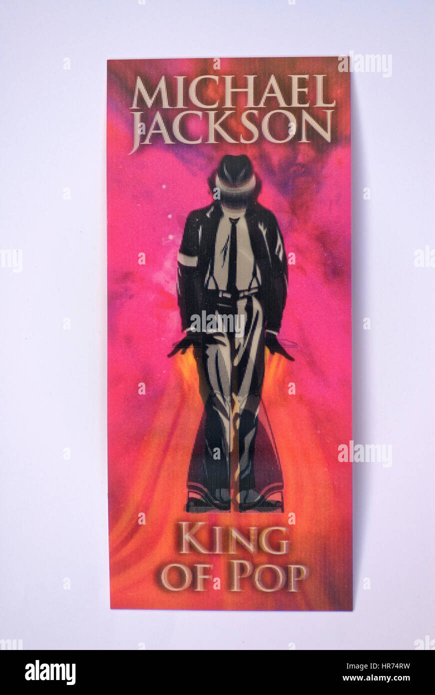 Michael-Jackson-Konzert-Ticket für die Tour THIS ist es 2009/2010 in der O2 Arena, London, Großbritannien - Oktober 2009 Stockfoto