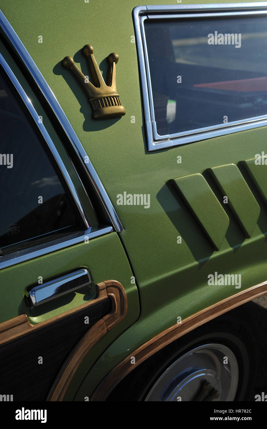 Morris Cruise Nachtfahrzeugshow, Morris, Illinois, USA. Stockfoto