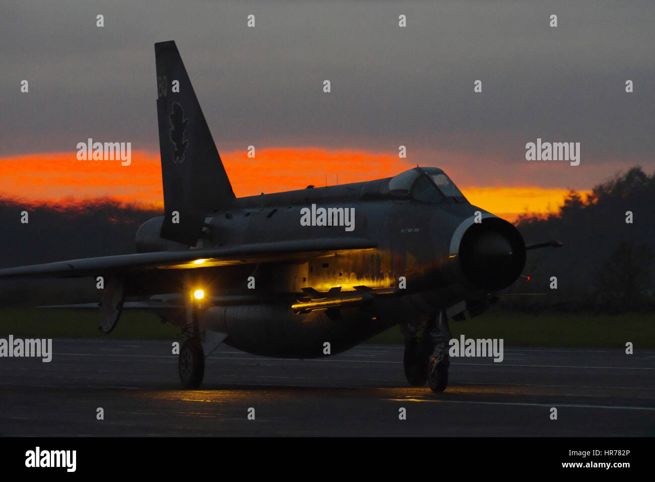 BAC/English Electric Lightning F6 in Bruntingthorpe, Stockfoto