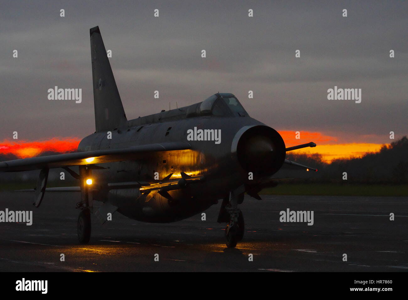 BAC/English Electric Lightning F6 in Bruntingthorpe, Stockfoto