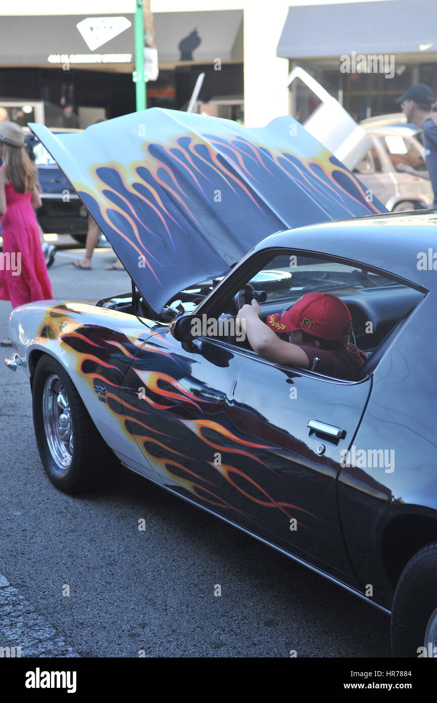 Morris Cruise Night, Morris, Illinois, 08.11.13 Stockfoto