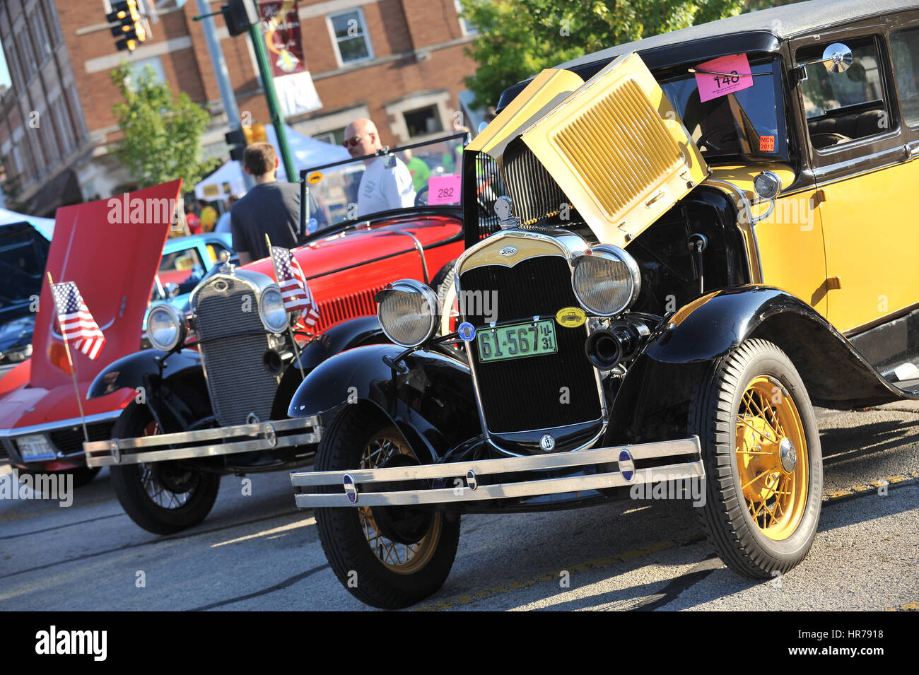 Morris Cruise Night, Morris, Illinois, 08.11.13 Stockfoto