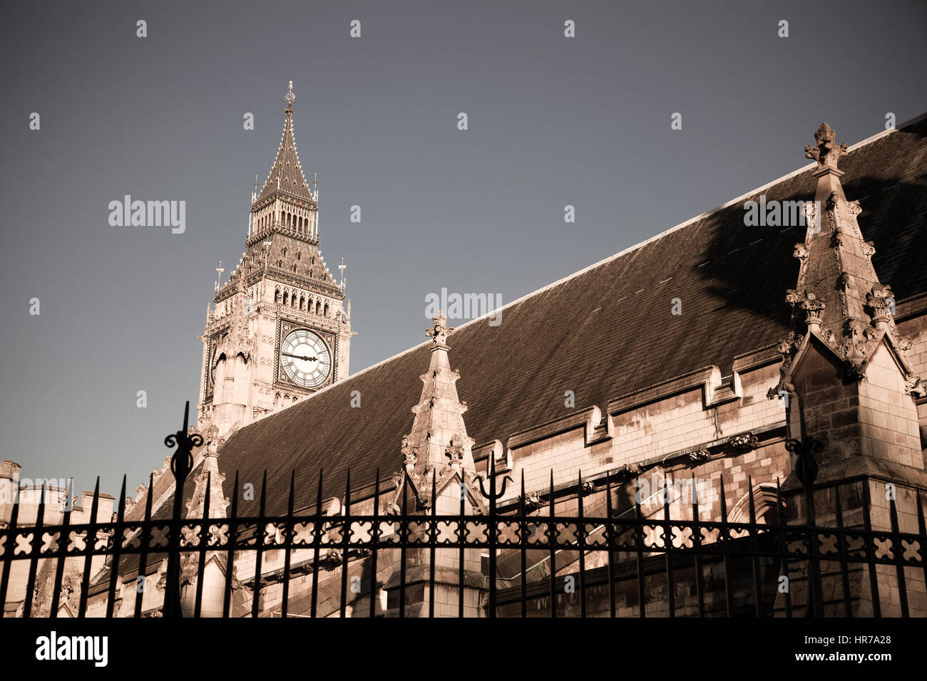 berühmten Big Ben und die Houses of Parliament, London, UK Stockfoto