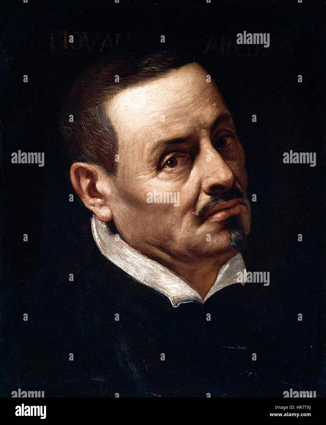 Volterrano Retrato de Caballero (keine Piovano Arlotto) Col par Stockfoto