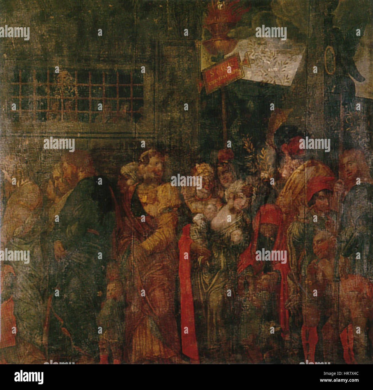 Trionfi di Cesare 08 (Repaint von Louis Laguerre) Stockfoto