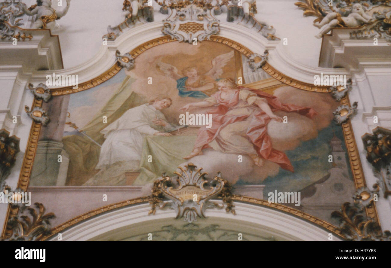 St. Johannes Baptist (Steingaden) 13 Stockfoto