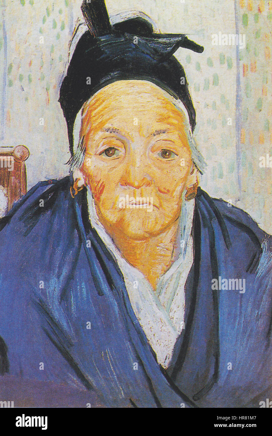 Van Gogh - Alte Frau aus Arles Stockfoto
