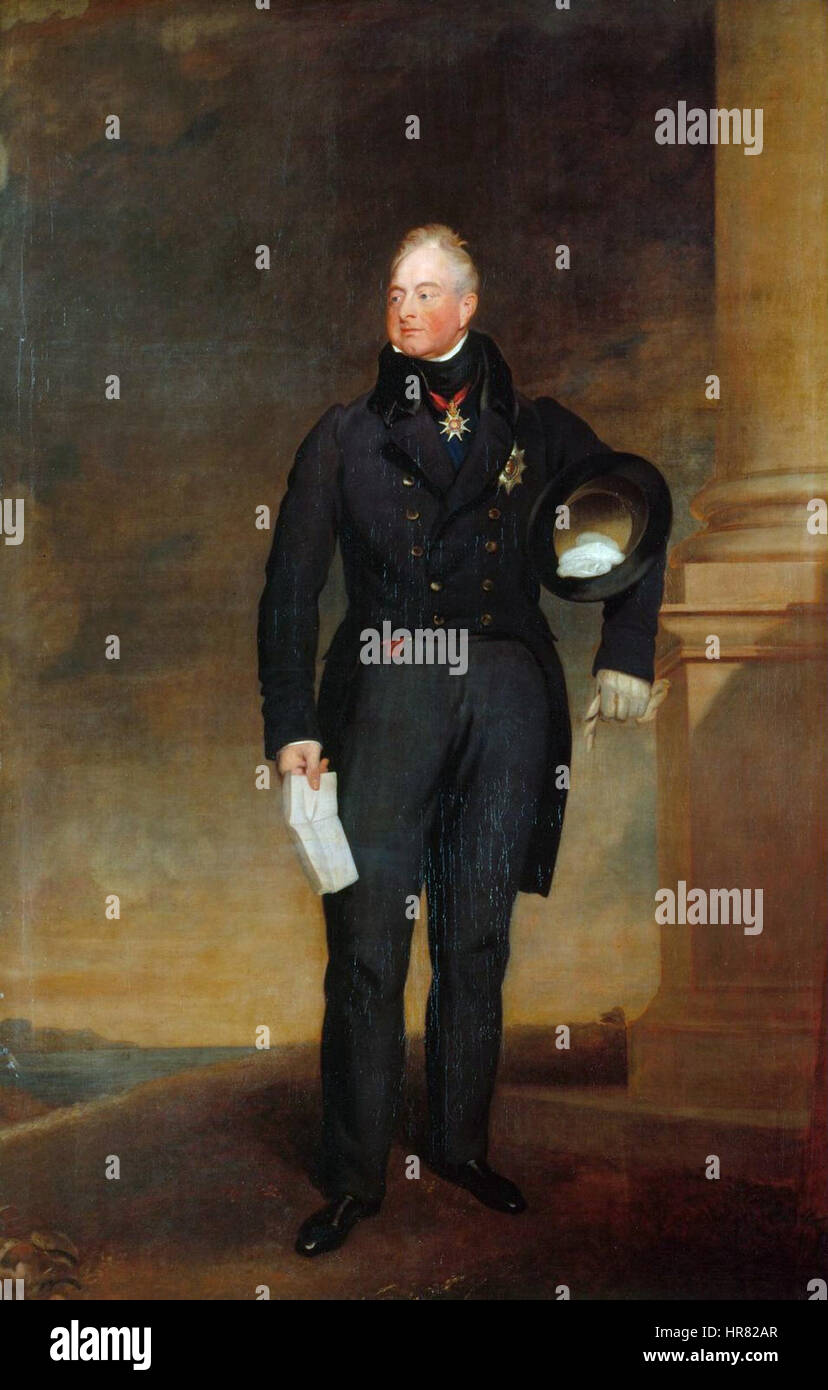 Wilhelm IV., Herzog von Clarence - Lawrence 1827 Stockfoto