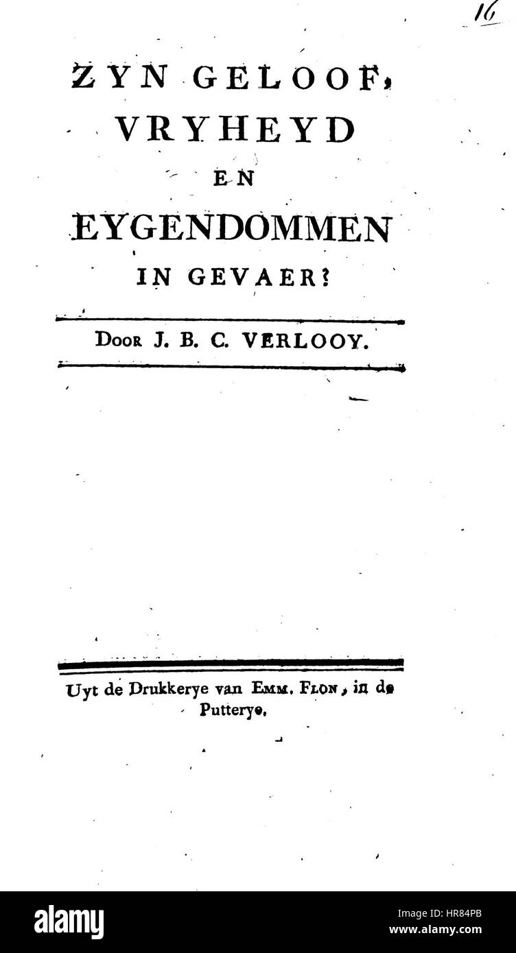 Zyn geloof Stockfoto