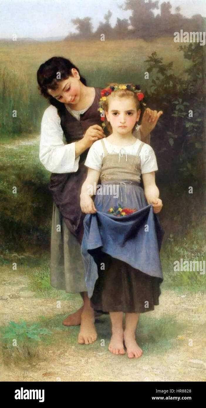William Adolphe Bouguereau - das Juwel der Felder Stockfoto