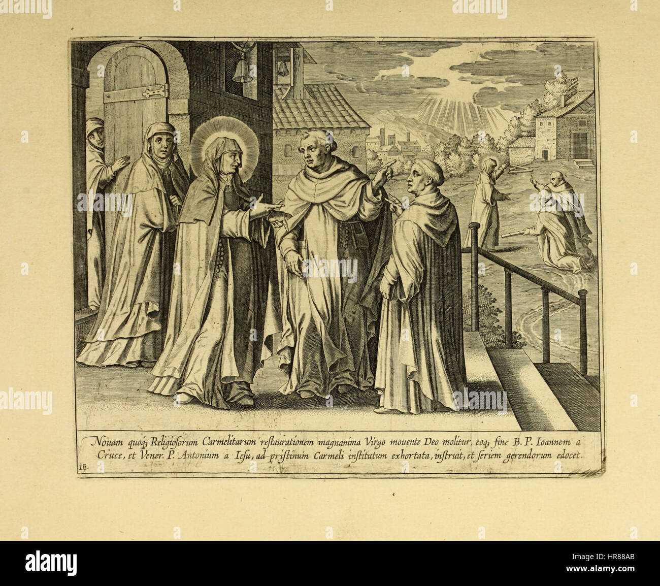 Vita S Virginis Teresiae ein Iesu 17 Stockfoto