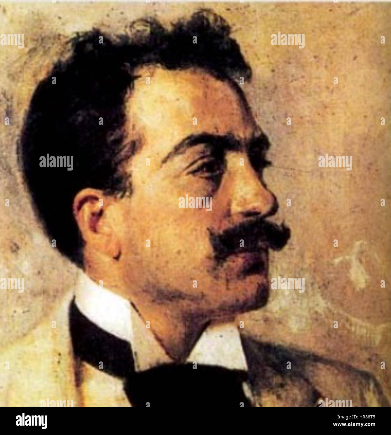 Umberto Giordano von Gaetano Esposito (Farbe) Stockfoto