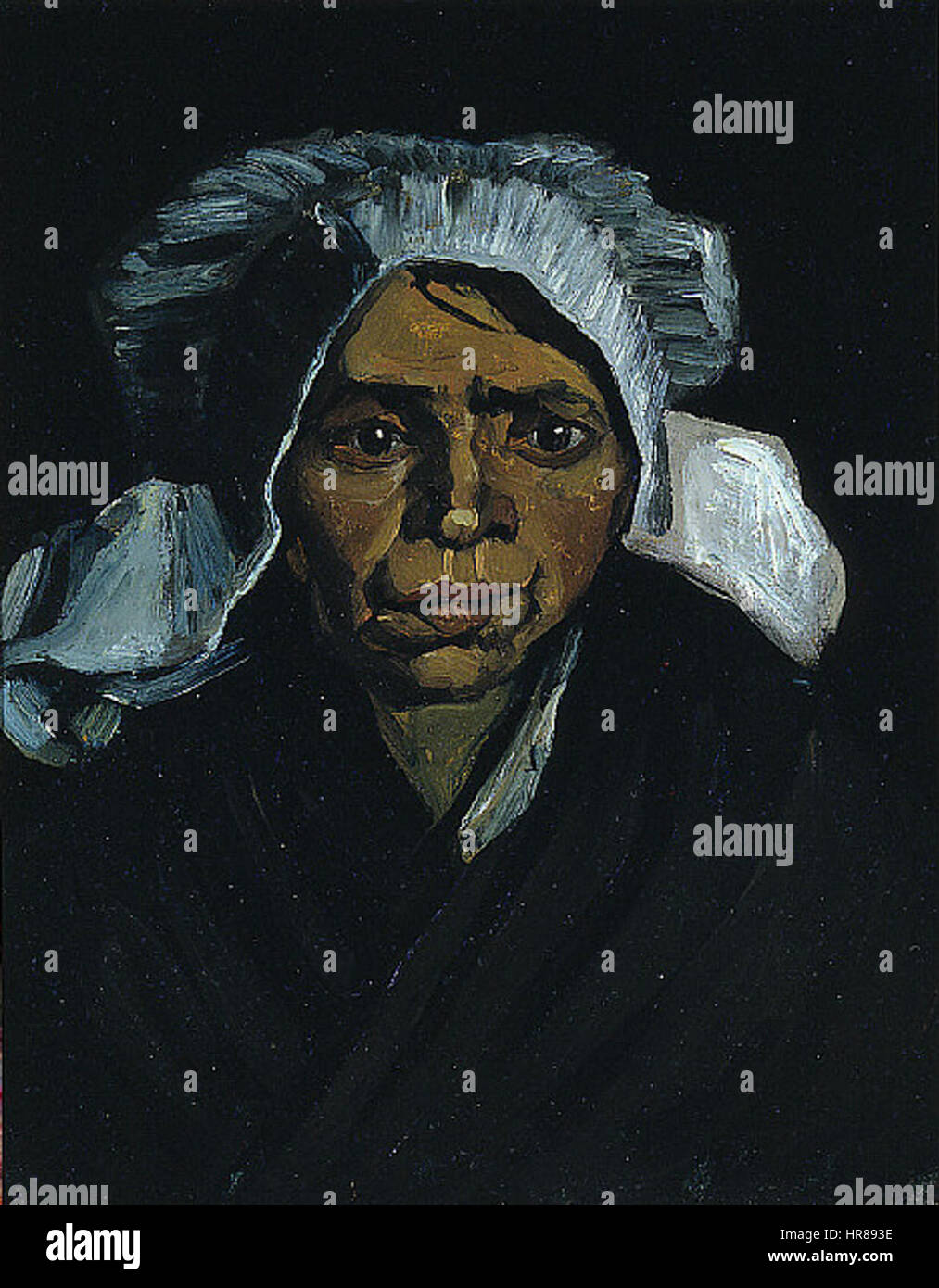 Vincent Van Gogh - Kopf einer ländlichen Frau Stockfoto