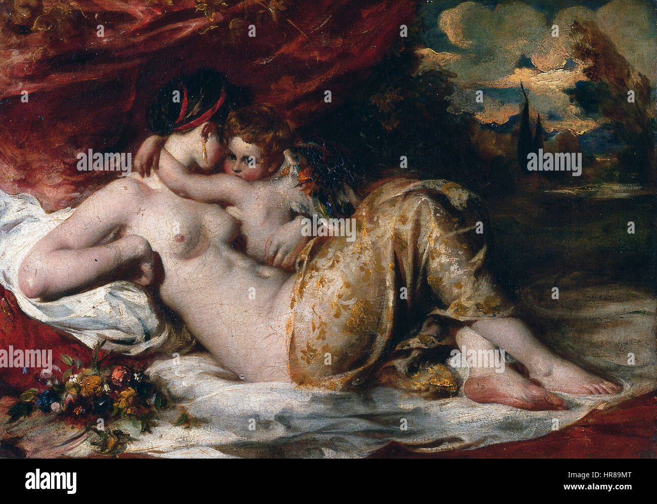 William Etty - Venus und Amor, 1825-1835 Stockfoto