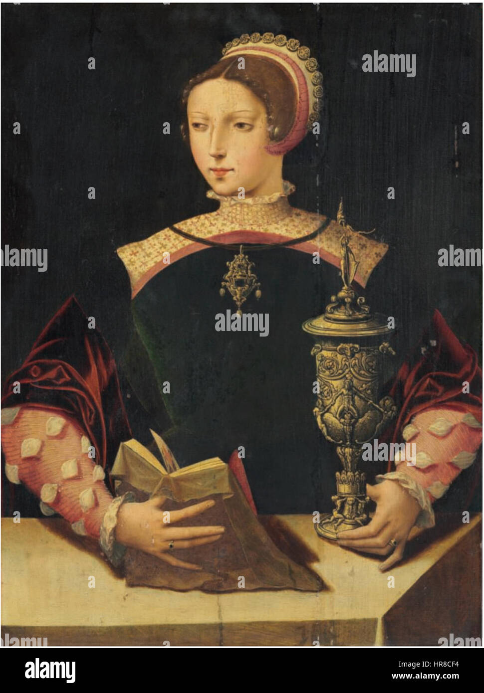 Der Meister mit dem Papagei - Hl. Maria Magdalena Stockfoto