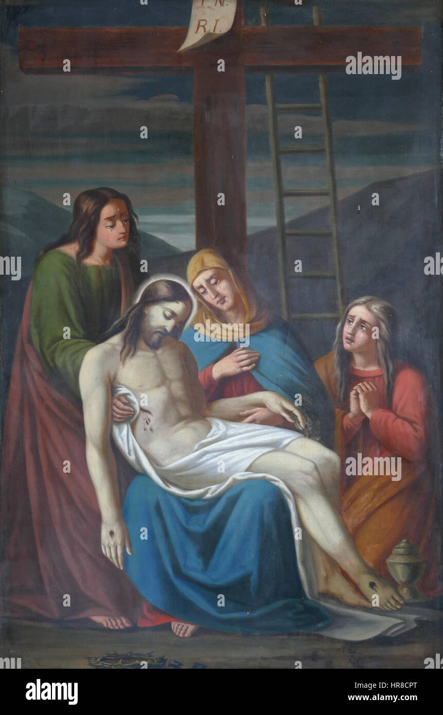 Der Wilwisheim StMartin ist eine Darstellung des heiligen Martin, einer beliebten christlichen Figur, die für seine Wohltätigkeitsakte bekannt ist. Seine Geschichte wird oft durch das Bild veranschaulicht, wie er seinen Mantel mit einem Bettler teilt, was Mitgefühl und Großzügigkeit symbolisiert. Stockfoto