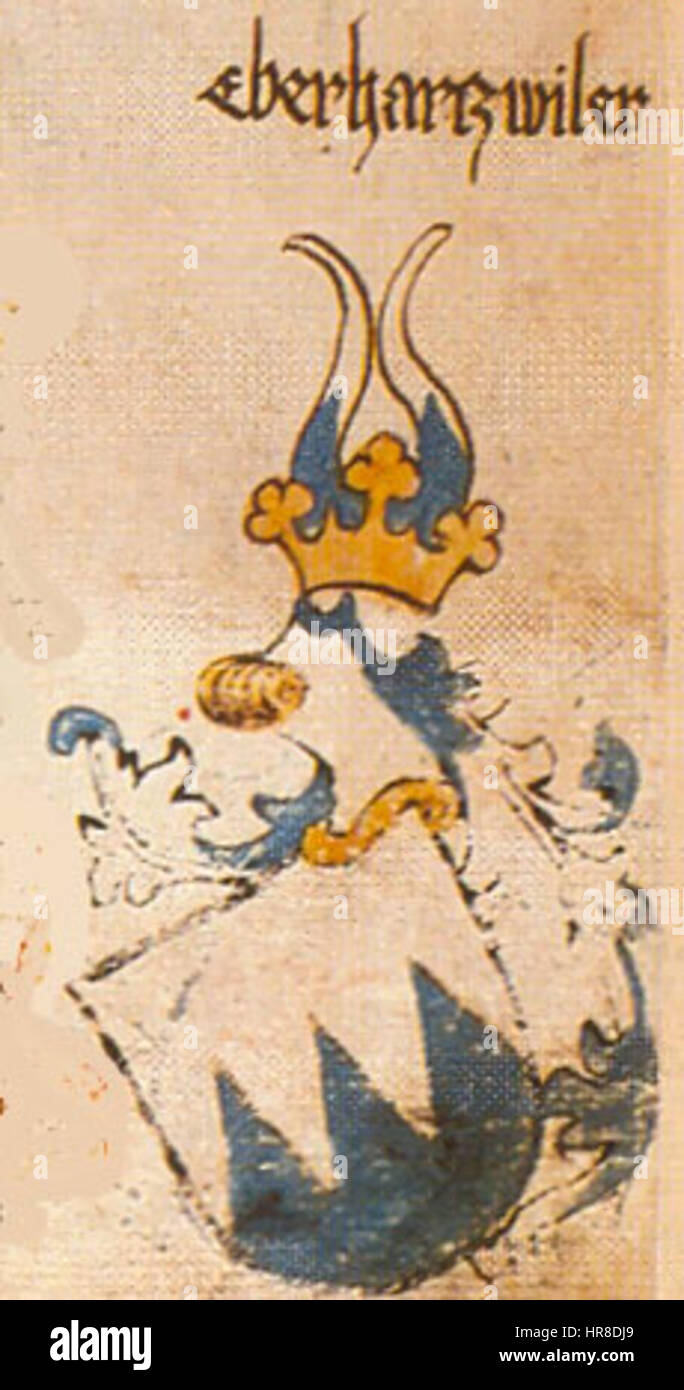 XIngeram Codex 136f-Eberharzwiler Stockfoto