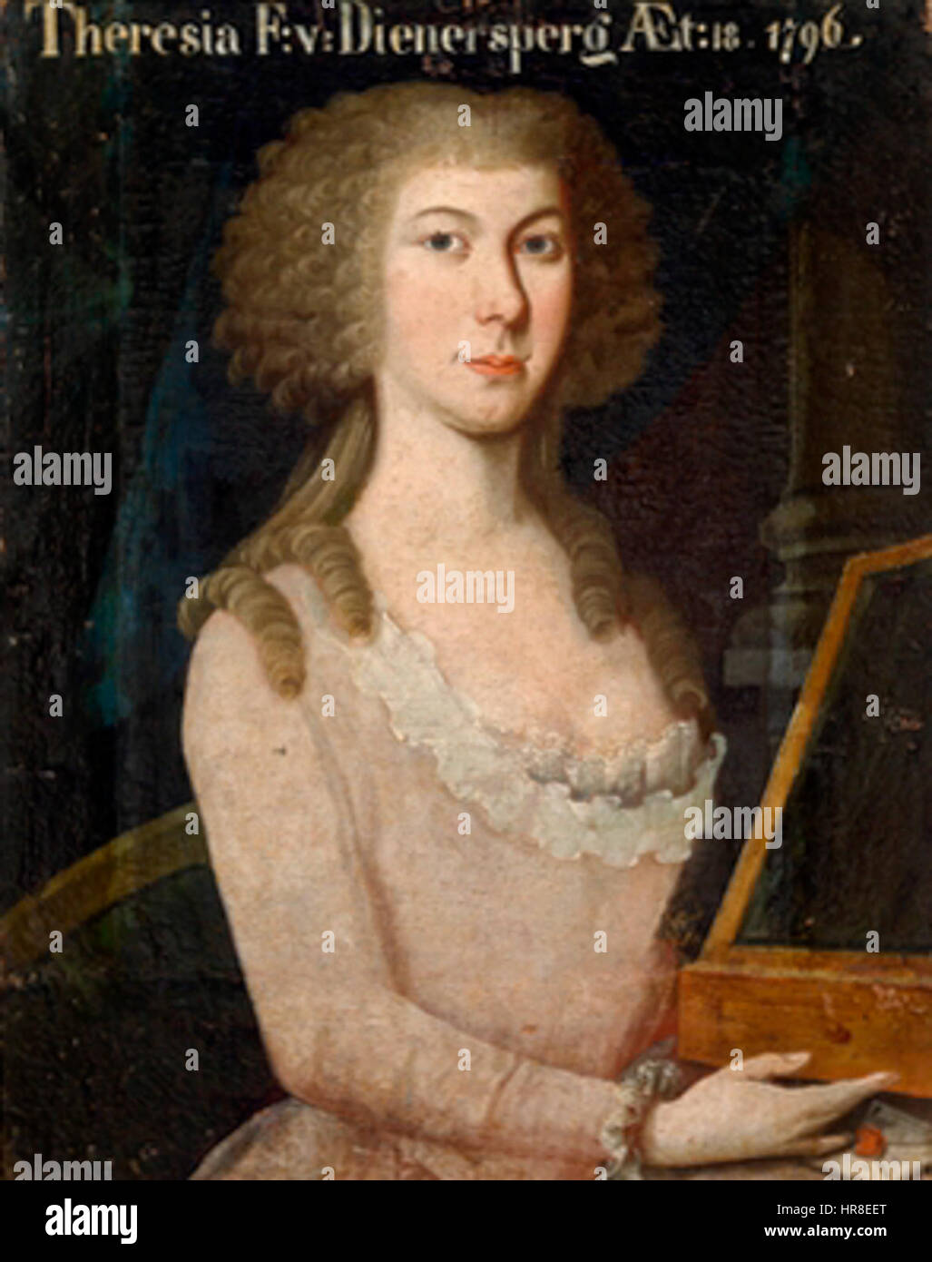 Theresia F. v. Dienersperg Stockfoto