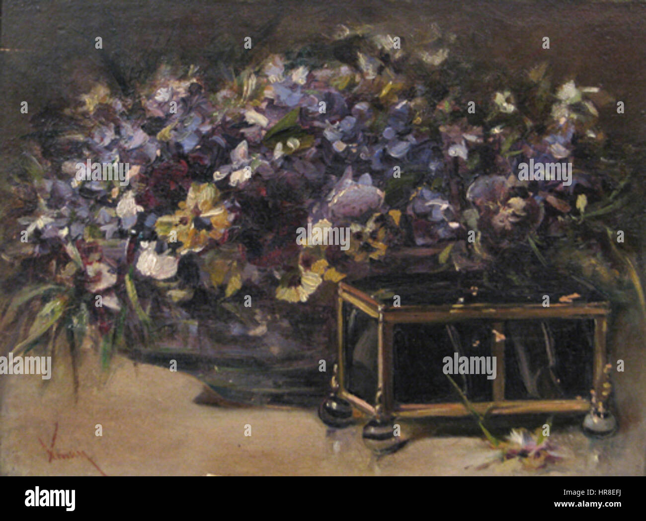 Theodor Amans „Violete“ ist ein romantisiertes Porträt einer Frau, das die Schönheit des Porträts aus dem 19. Jahrhundert zeigt. Amans Werk ist Meister der fesselnden Ausdrucksformen und der sanften Beleuchtung und betont Anmut und Eleganz, typisch für den romantischen künstlerischen Stil dieser Zeit. Stockfoto