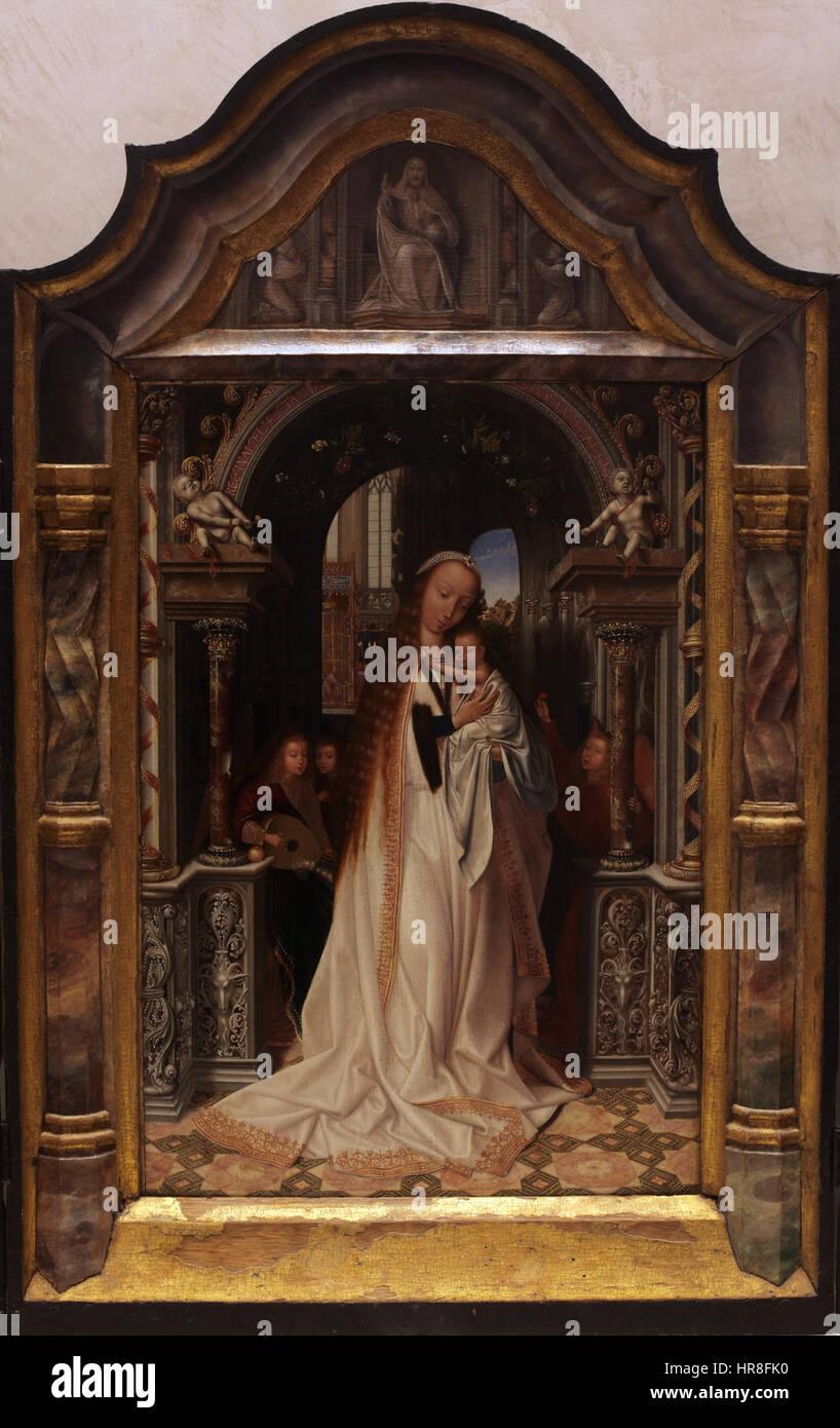 Jungfrau mit Kind-Quentin Metsys-MBA Lyon A2908-IMG 0268 Stockfoto