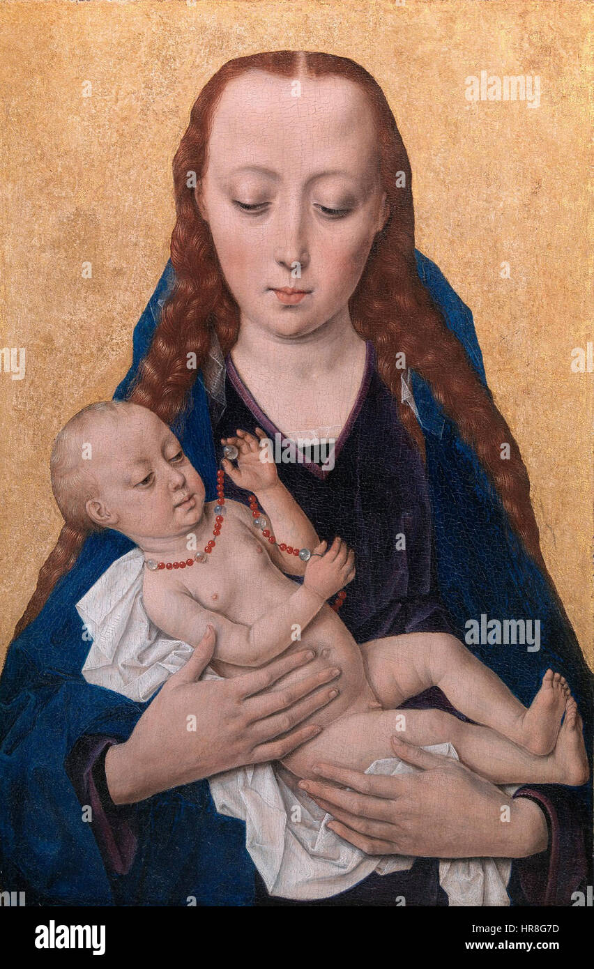 Madonna mit Kind, durch Anhänger von Dieric Bouts Stockfoto