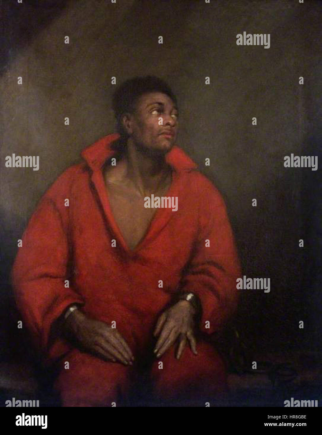 Die Gefangenschaft Slave (Sklave in Ketten) Stockfoto