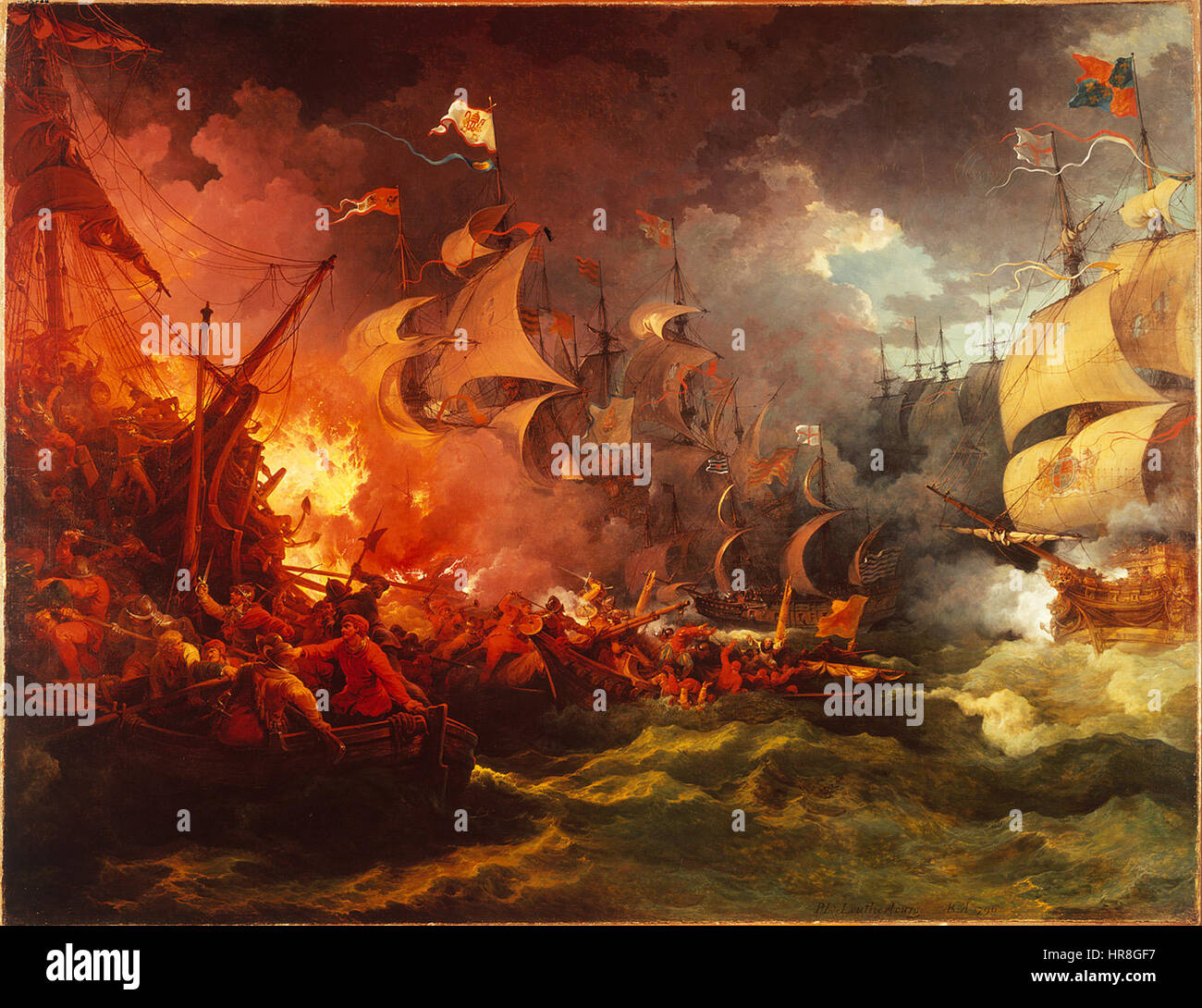 Spanish armada painting Fotos und Bildmaterial in hoher Auflösung Alamy