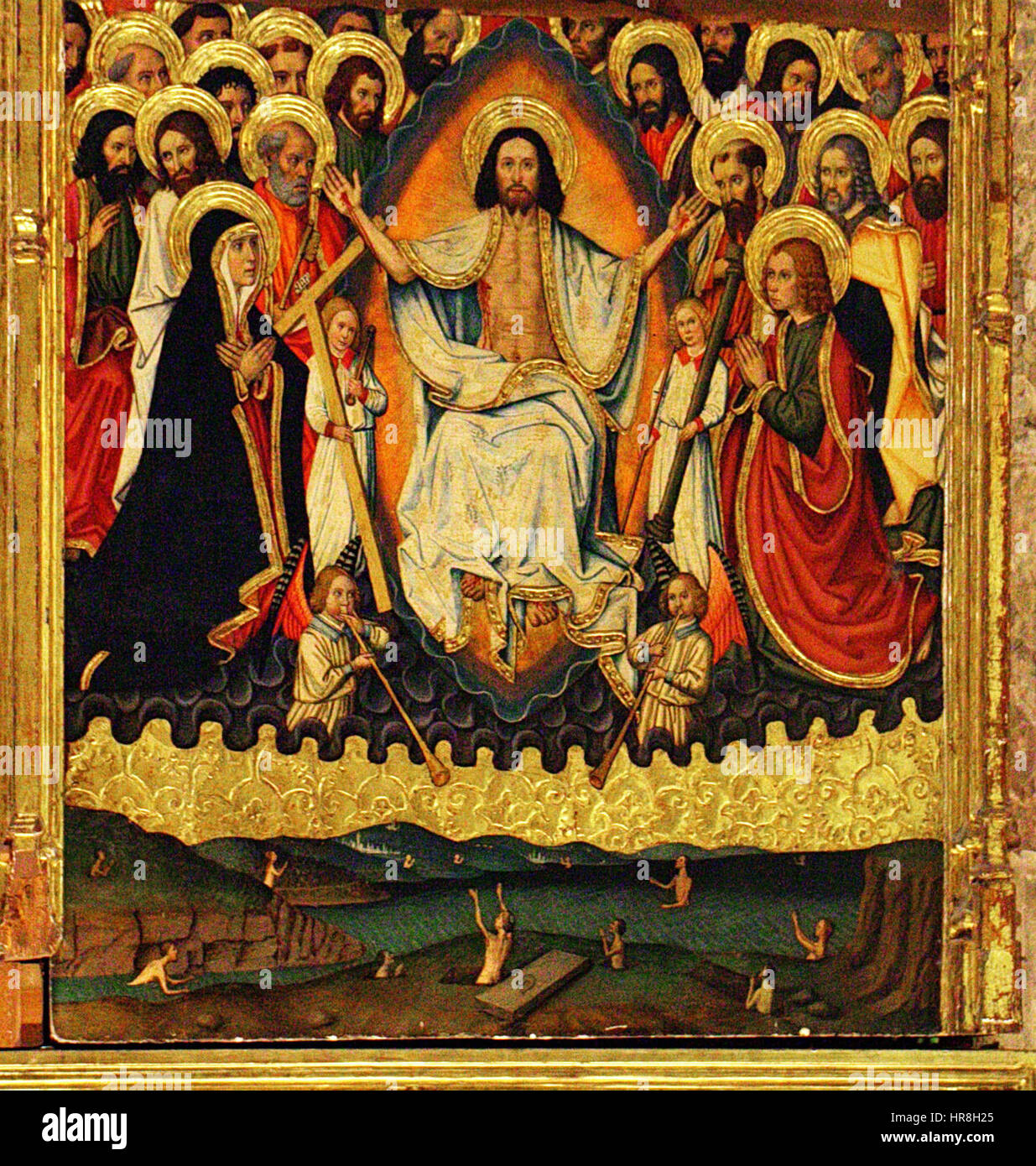 Tortosa Catedral Huguet Transfiguracio JudiciFinal 0006 Stockfoto