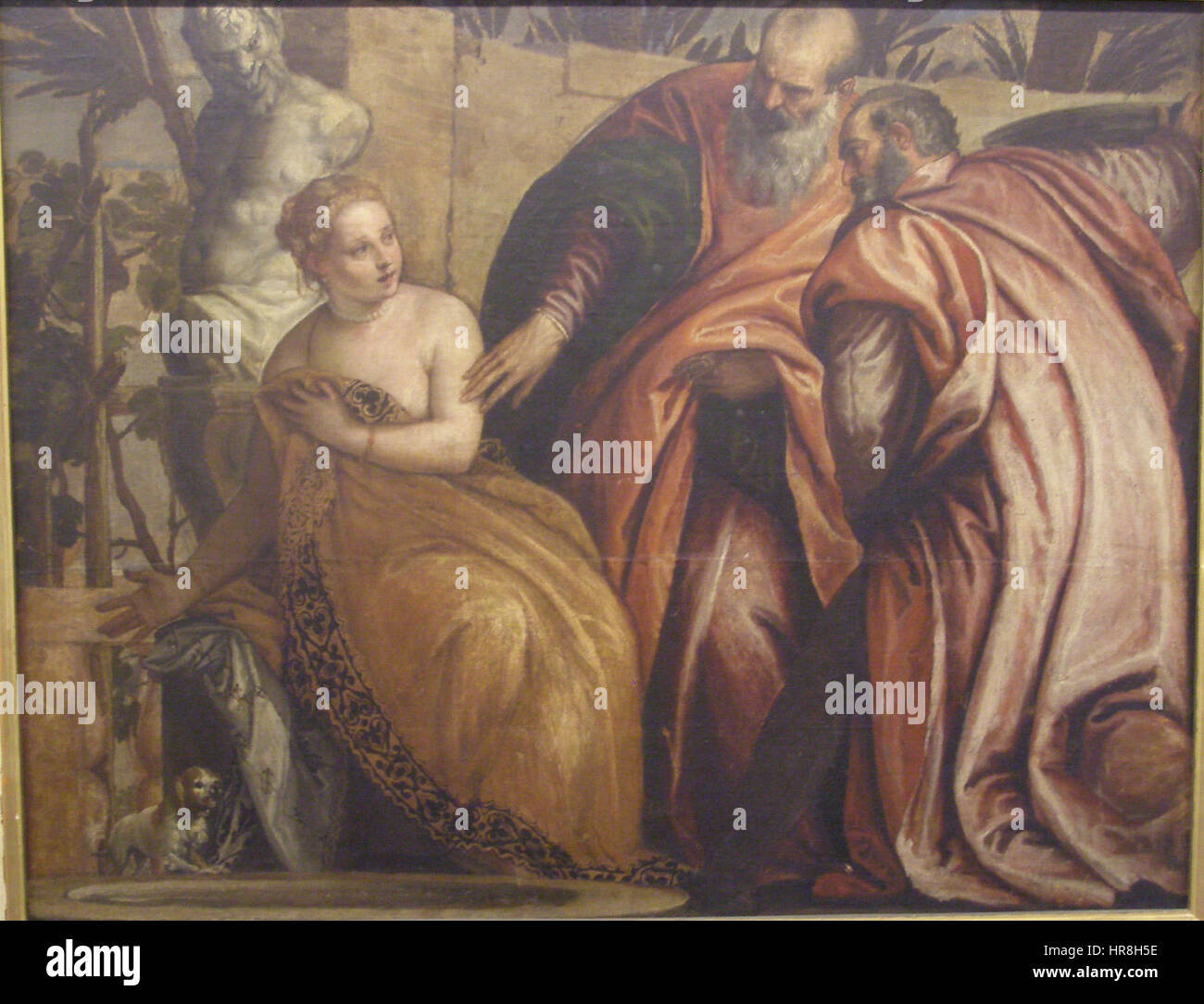 Veronese Susanna e ich Vecchioni Stockfoto