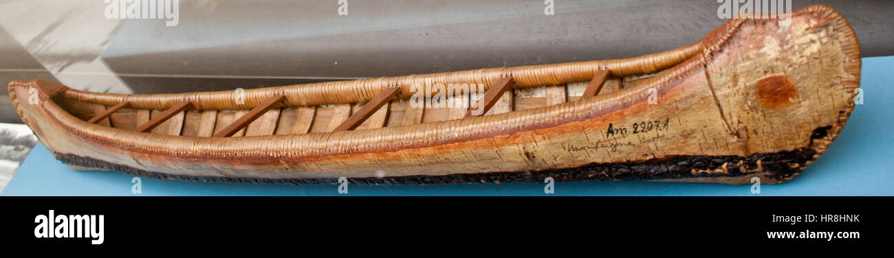 USA, Rocky Mountains, Kanu, Modell in den Vatikanischen Museen Stockfoto