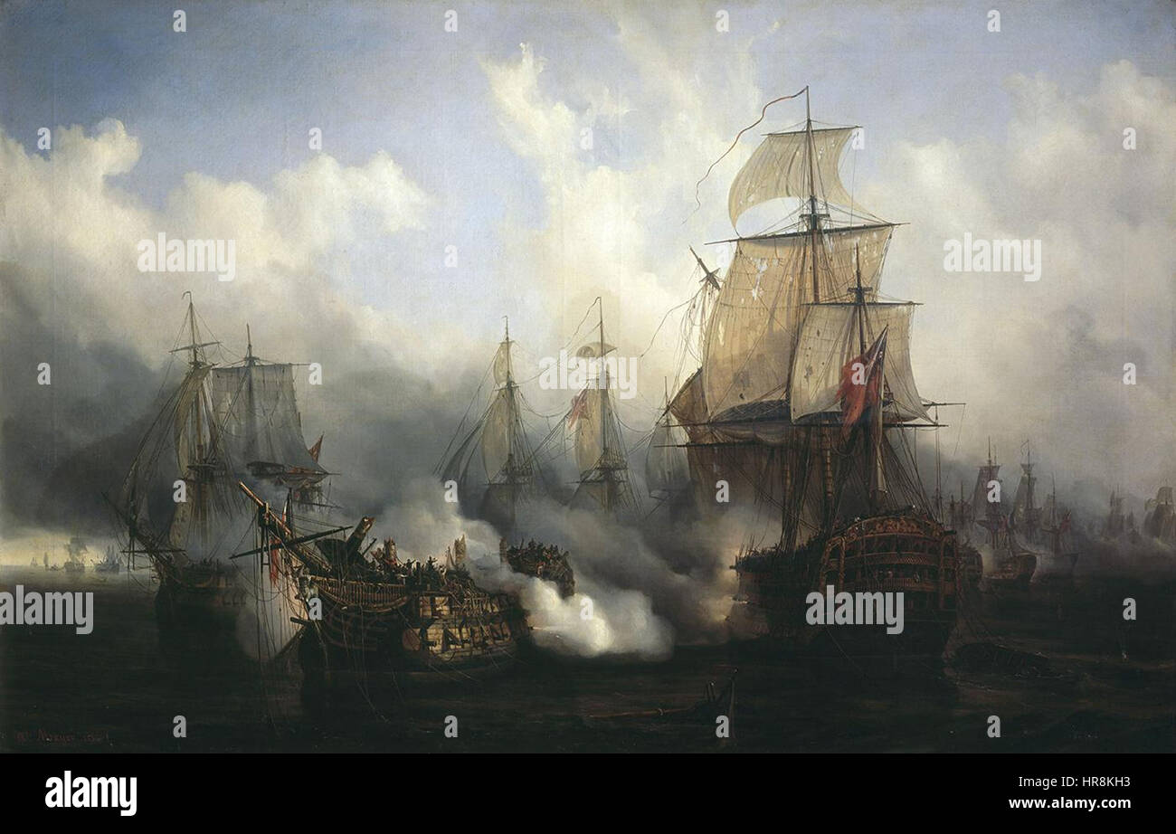 Trafalgar-Auguste Mayer Stockfoto