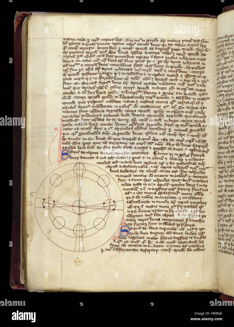 Abhandlungen über Naturwissenschaft, Philosophie und Mathematik - Planeten Stockfoto