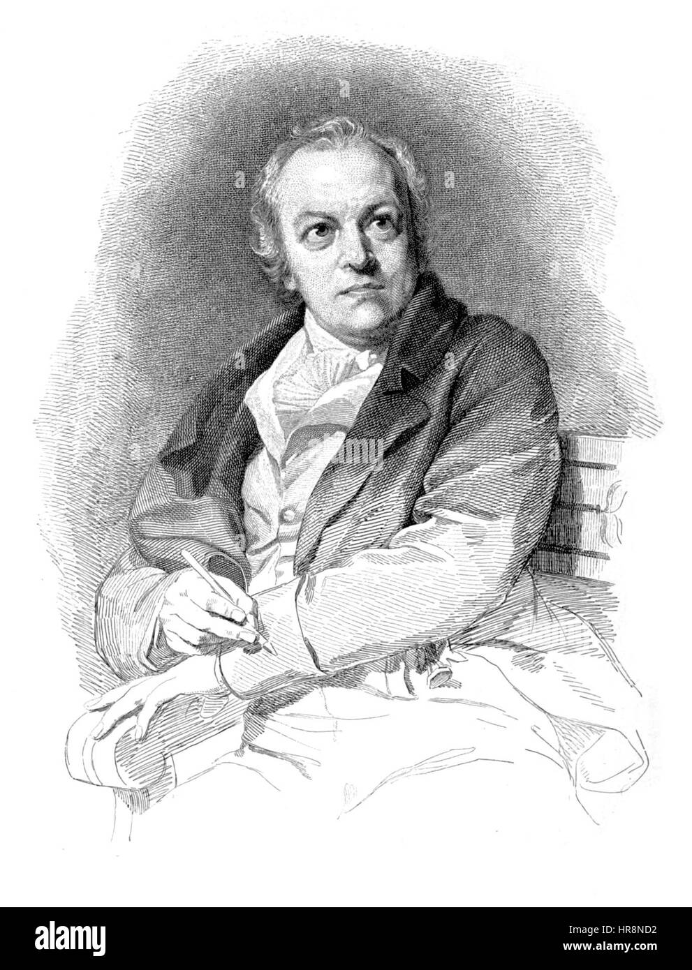 William Blake, Maler und Dichter (Seite 50) Stockfoto