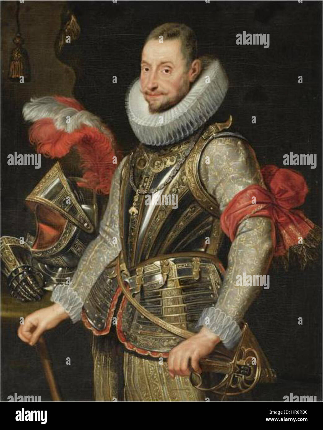 Studio von Sir Peter Paul Rubens - Portrait von General Ambrogio Spinola Stockfoto