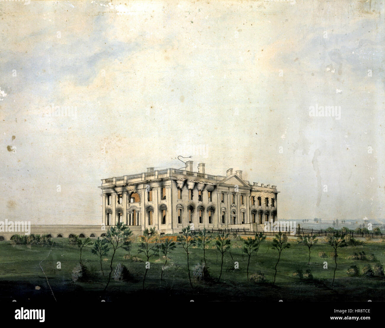 Haus des Präsidenten von George Munger, 1814-1815 Stockfoto