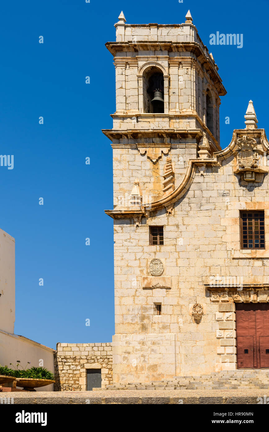 Papa Luna Schloss In Peniscola, Spanien Stockfoto