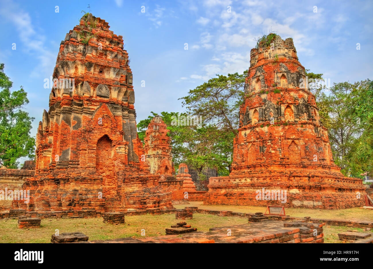 Wat Mahathat Ayutthaya historischen Park, Thailand Stockfoto