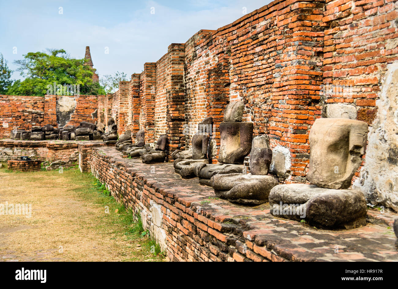 Wat Mahathat Ayutthaya historischen Park, Thailand Stockfoto