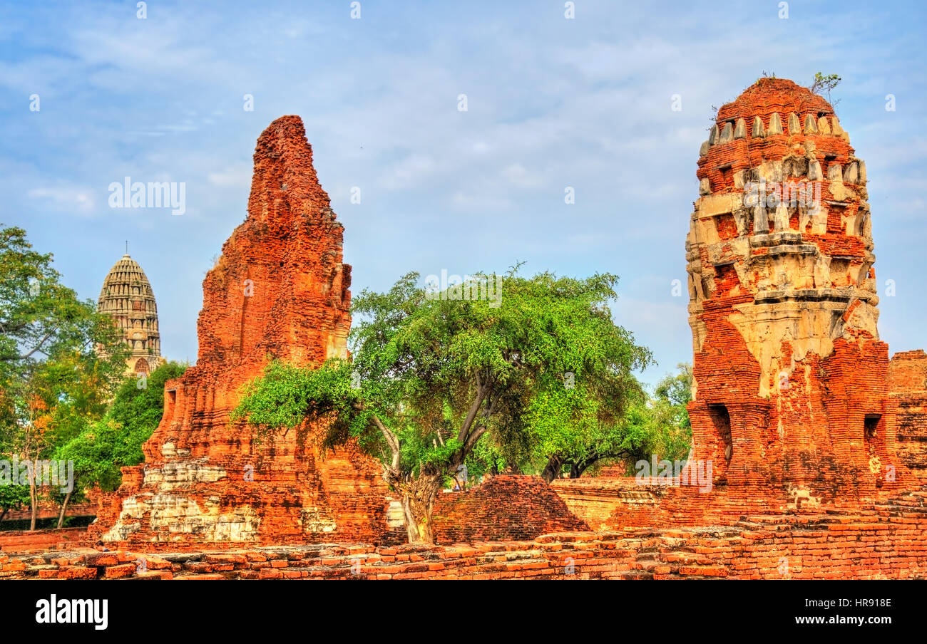 Wat Mahathat Ayutthaya historischen Park, Thailand Stockfoto