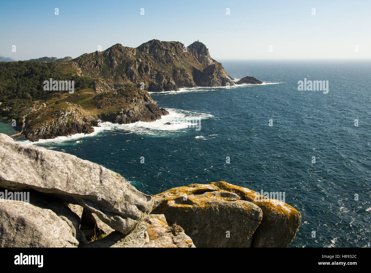 Meeresküste in Spanien Stockfoto