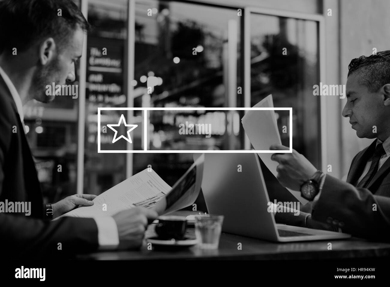 Abzeichen Banner Label Sterne Frame Kopie Raumkonzept Stockfoto