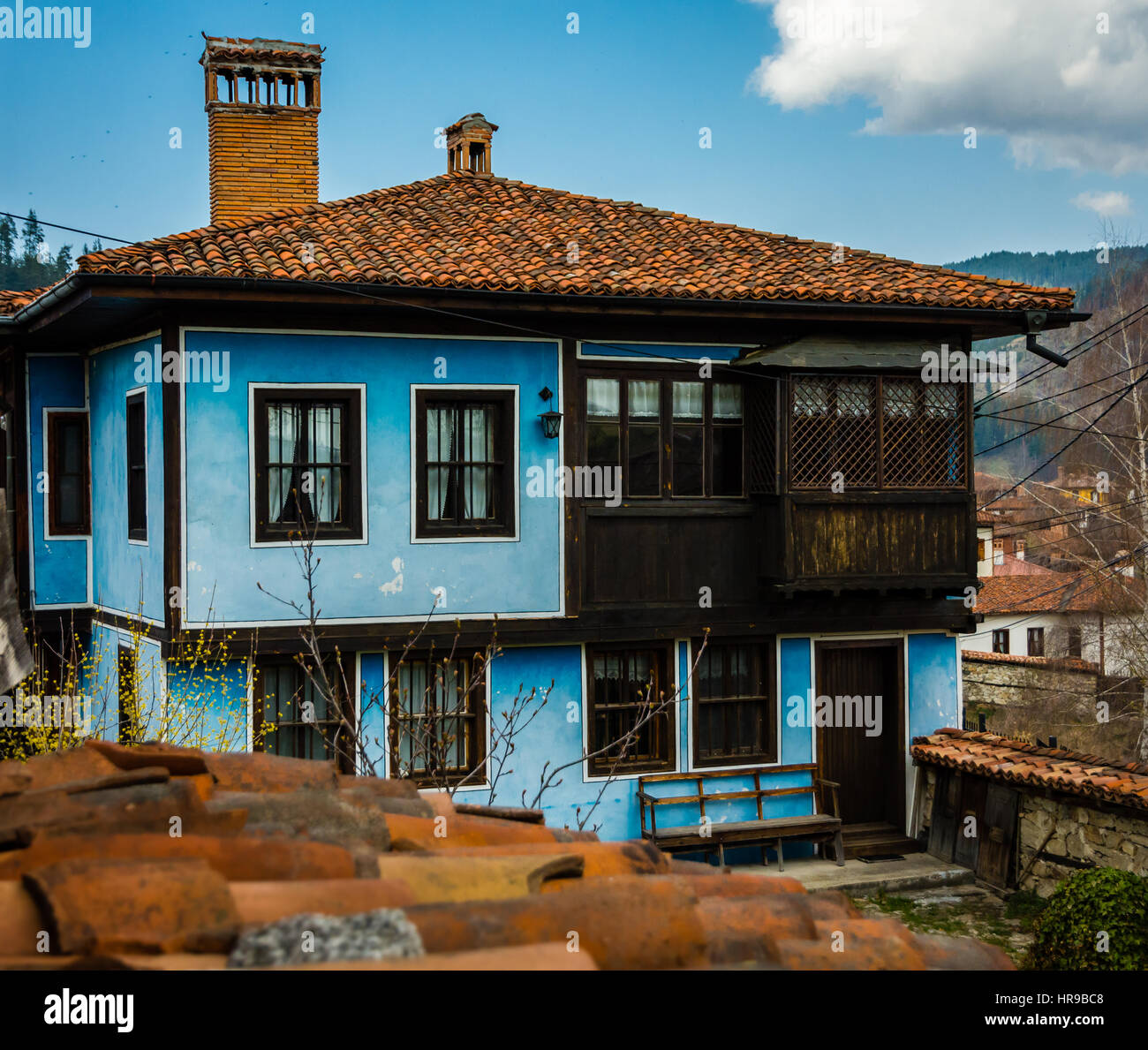 Koprivshtitsa ist eine historische Stadt in der Gemeinde Koprivshtitsa in Sofia Provinz, Zentralbulgarien. Stockfoto