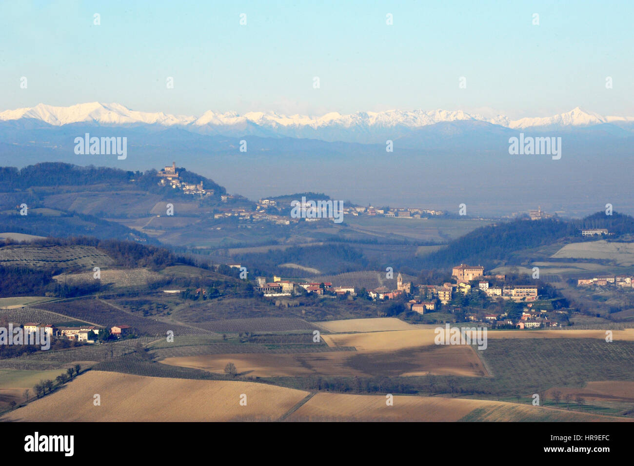 Grazzano Badoglio, Monferrato, Piemont, Italien Stockfoto