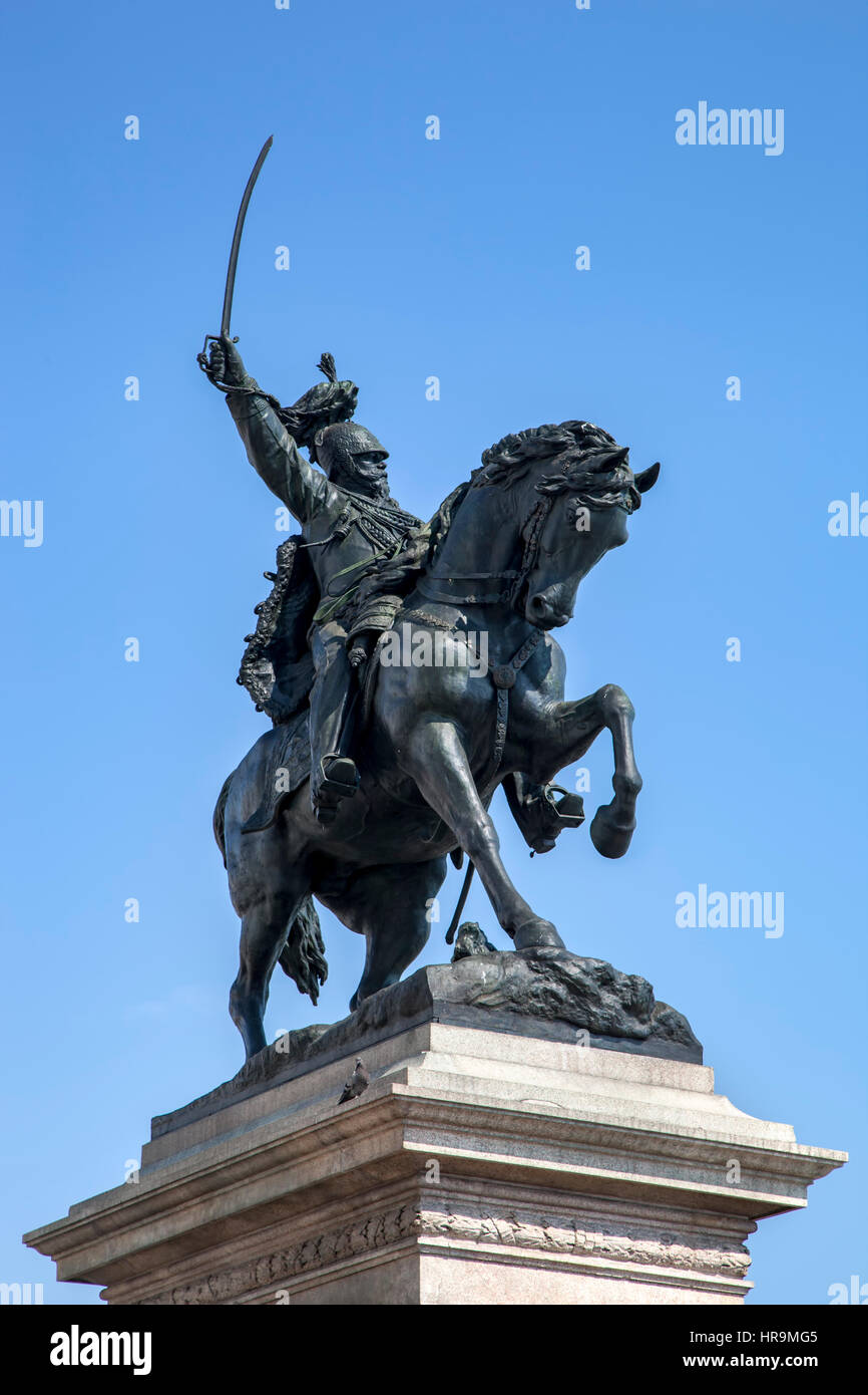Statue von Victor Emmanuel II, Venedig, Italien Stockfoto