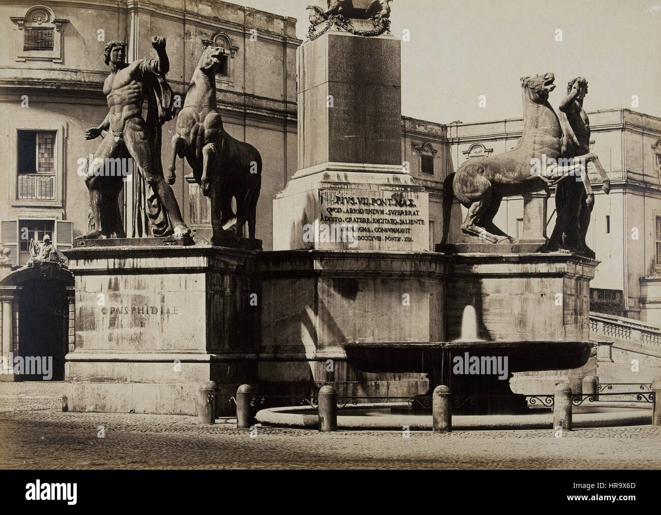 Rom, Place du Quirinal Stockfoto