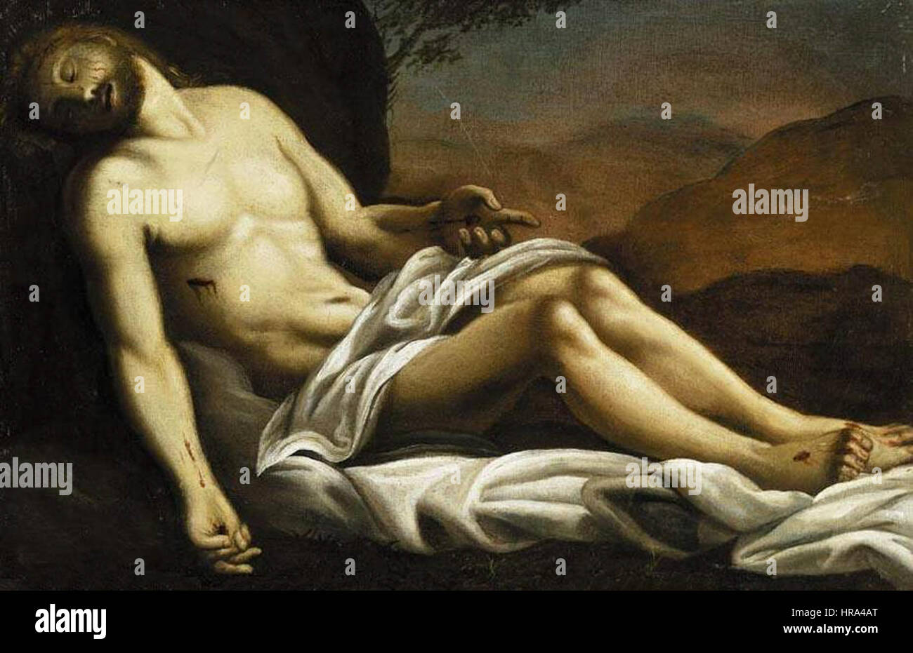 Sisto Badalocchio - toten Christus - WGA01139 Stockfoto